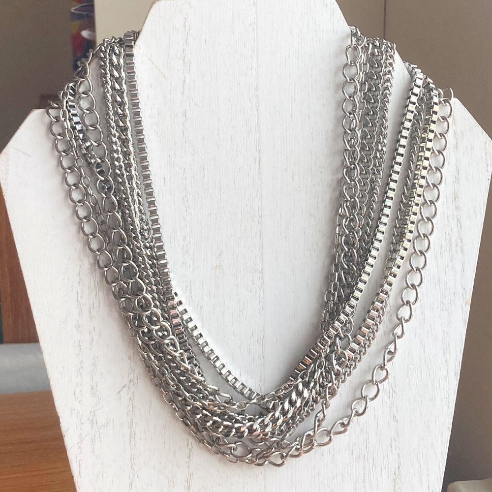 Multistrand Chain Necklace